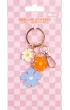 Brelok metalowy BLOOM kwiatki, 13,5x4,5cm, Happy Color
