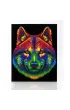 Diamond Dotz Haft diamentowy - Adults Flocked Neon Wolf 35.5x45.7cm