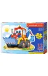 Puzzle 12 el. Zabawna koparka Castorland