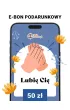 e-Bon Karta Podarunkowa Lubi� Ci� 50 z� TaniaKsiazka.pl