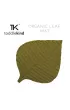 Toddlekind Mata do zabawy z baweny organicznej w ksztacie licia Leaf Mat Sand Castle