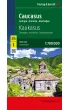 Mapa Kaukaz Gruzja Armenia Azerbejd�an 1:700 000