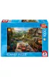 Puzzle 1000 el. PQ �niadanie na �wie�ym powietrzu Schmidt