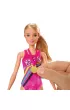 Barbie Dreamhouse Adventures Zestaw Lalka P�ywaczka z pieskiem Mattel