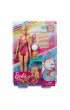 Barbie Dreamhouse Adventures Zestaw Lalka P�ywaczka z pieskiem Mattel