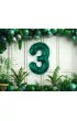 Godan Balon foliowy B&C cyfra 3 ziele� butelkowa 85cm