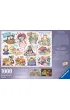Puzzle 1000 el. Crazy Cats Kalendarz Ravensburger