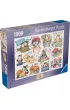 Puzzle 1000 el. Crazy Cats Kalendarz Ravensburger