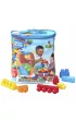 Fisher Price Mega Bloks Klocki 60 elementw Torba niebieska DCH55