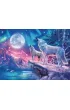 Puzzle 500 el. �wiec�ce w ciemno�ci - Wilk w zorzy polarnej Ravensburger