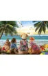 Puzzle 1000 Psy na pla�y 113797 Educa
