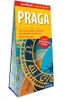 Praga laminowany przewodnik i mapa 2w1