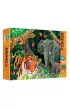 Puzzle 220 el. D�ungla. Ratujmy planet� + ksi��ka Wilga Play