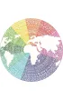 Puzzle okr�g�e 500 el. Circle of Colors. Paleta kolor�w. Mandala Ravensburger