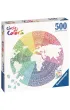 Puzzle okr�g�e 500 el. Circle of Colors. Paleta kolor�w. Mandala Ravensburger