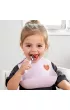 Lassig liniak silikonowy z kieszonk Happy Rascals Heart lavender