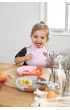 Lassig liniak silikonowy z kieszonk Happy Rascals Heart lavender
