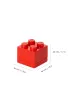 Minipude�ko klocek LEGO 4 Czerwone