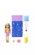Barbie Kemping Chelsea Lalka + piwr Zestaw HDF77 Mattel