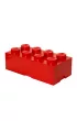 Pojemnik klocek LEGO Brick 8 Czerwony
