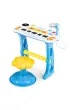 Multistore Keyboard organki pianinko z mikrofonem mp3 niebieskie