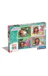 Puzzle 4w1 - SuperColor. Koci Domek Gabi (12+16+20+24 el.) Clementoni