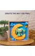 Okto Zestaw DIY z masy plastycznej Ma�e �wiaty Ksi�ycowy Kr�lik 21x21 cm