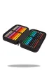 CoolPack Pi�rnik potr�jny z wyposa�eniem Jumper 2 Daisy Black