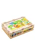 Puzzle drewniane 4w1 owoce PuzzleOK