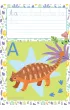 Ksi��ka edu. B5 Literki z dinozaurami  Naklejki SKRZAT 072167 SK