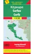 Wyspa grecka korfu mapa 1:50 000