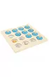 Gra planszowa memory montessori zestaw puzzle drewniane 4 karty