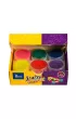 Tetis Farby plakatowe brokatowe 6 x 20 ml
