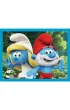 Puzzle + Memos 2w1 (24+30+48 el.) Weso�e zabawy Smerf�w Trefl