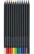 Faber-Castell Kredki tr�jk�tne Black 12 szt.