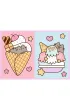 Puzzle Pusheen 4x250 Poznajcie Pusheena TREFL
