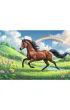 Puzzle 200 el. Dostojny ko� Trefl