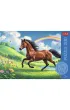 Puzzle 200 el. Dostojny ko� Trefl
