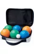 Boule plastikowe 6 szt. - zestaw w welurowym etui