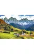 Puzzle 2000 el. Jesie� w Dolomitach, W�ochy Educa