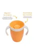 Kubek treningowy z uchwytami Munchkin Miracle 360&deg; 207ml pomara�czowy