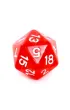 Komplet ko�ci RPG - Per�owe czerwone Rebel