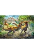Puzzle 160 el. Walcz�ce Tyranozaury Trefl