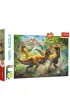 Puzzle 160 el. Walcz�ce Tyranozaury Trefl