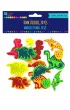Dalprint Naklejki z pianki Dinozaury 20 szt.