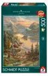 Puzzle 500 el. PQ Thomas Kinkade nad jeziorem Schmidt
