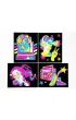 Diamond Dotz Haft diamentowy - Adults Flocked Neon Retro Classic 4pack