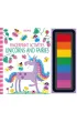 Unicorns and Fairies. Fingerprint activities wer. angielska