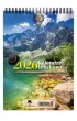 Kalendarz 2026 biurkowy pionowy tr�jdzielny na spirali KBA5-TR