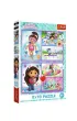 Puzzle 2x70 el. Baw si� z Gabby. Koci Domek Gabi Trefl